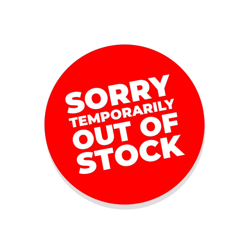Sorry Temporarily Out of Stock icon